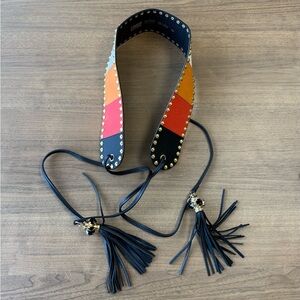 Cavalli Class Multicolor Studded Belt